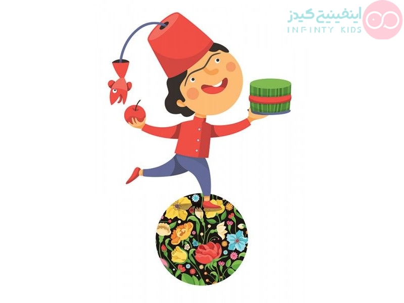 نقاشی عید نوروز بچه گانه