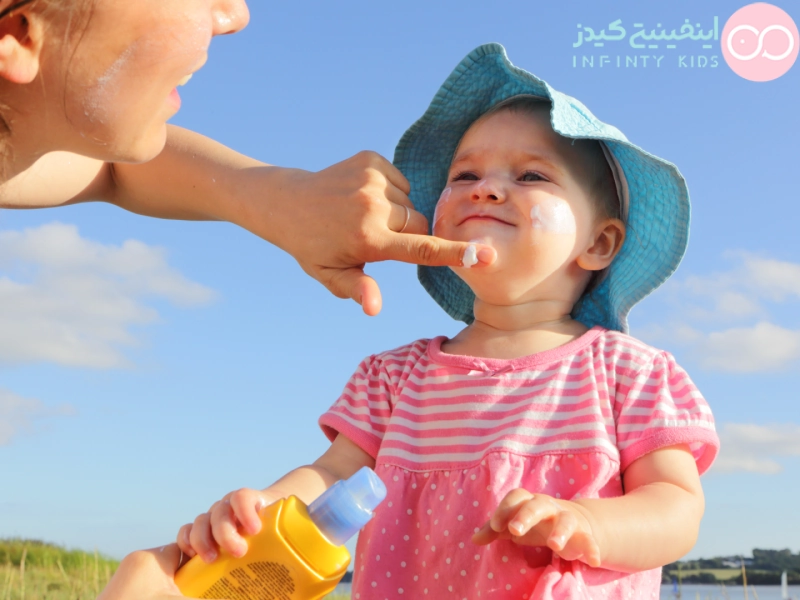جلوگیری و درمان آفتاب سوختگی در کودکان