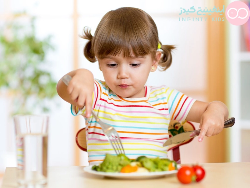 مواد غذایی و برنامه تغذیه ای برای افزایش وزن کودک