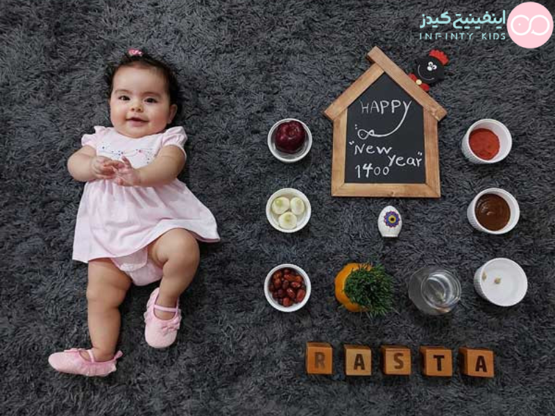 ایده عکاسی از نوزاد در عید