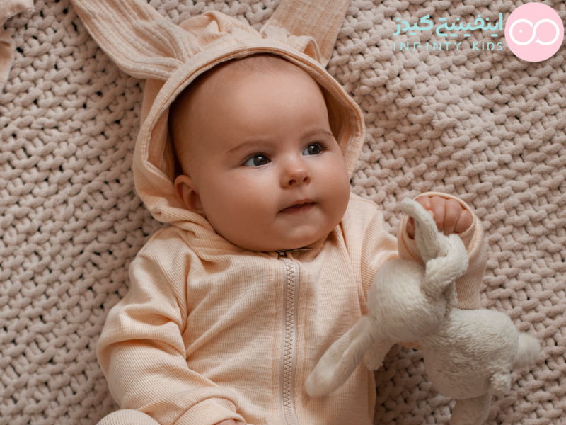 لباس نوزادی با طرح خرگوش 🐇