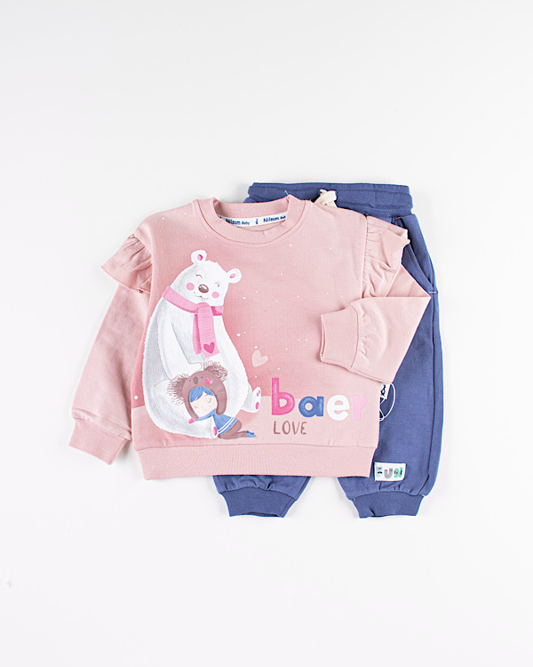 ست دخترانه Bear love نیلسام ۳۰۹ کد M00257